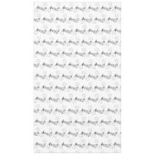 音楽ノート テーブルクロス (正面)