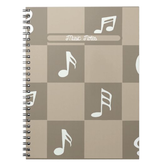 音楽ノート： ノートブック (正面)