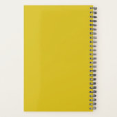 「音楽ノート」パーソナライズされた プランナー手帳 (裏面)