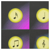音楽ノート ファブリック (クローズアップ)