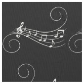 音楽ノート ファブリック (クローズアップ)