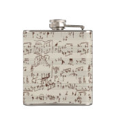 音楽ノート フラスク (裏面)