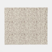 音楽ノート フリースブランケット (正面(横))