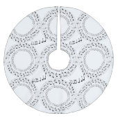 音楽ノート ブラッシュドポリエステルツリースカート (正面)