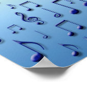 音楽ノート ポスター (角)