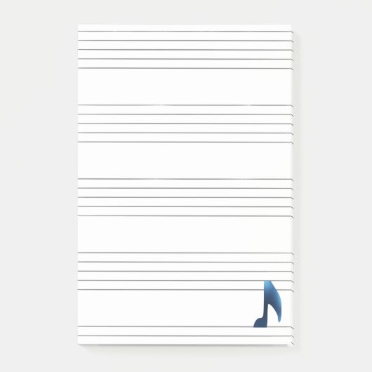 音楽ノート ポストイット (正面)