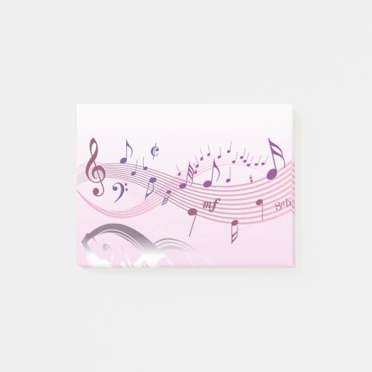 音楽ノート ポストイット (正面)