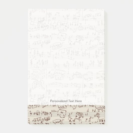 音楽ノート ポストイット (正面)