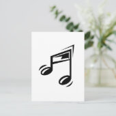 音楽ノート ポストカード (スタンド正面)