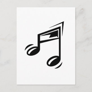 音楽ノート ポストカード
