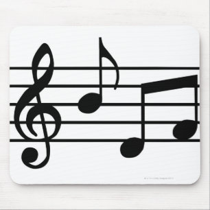音楽ノート マウスパッド