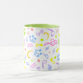 音楽ノート マグカップ (中央)