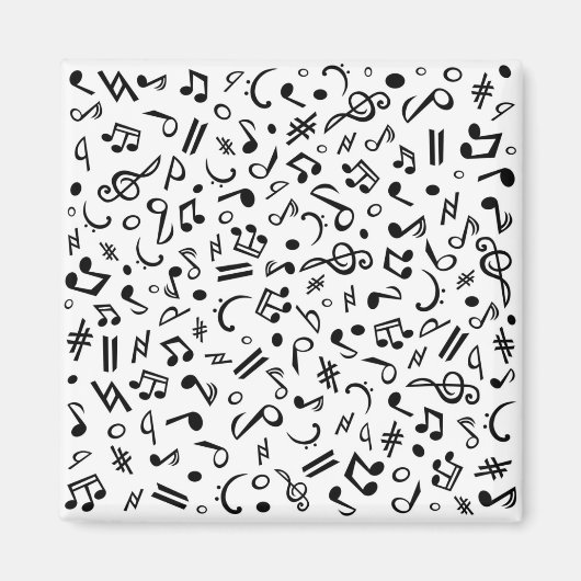 音楽ノート マグネット (正面)