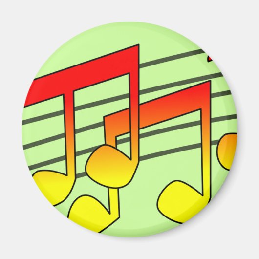 音楽ノート マグネット (正面)