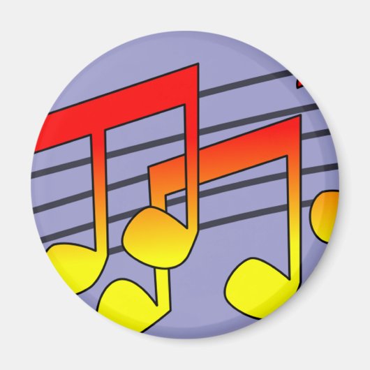 音楽ノート マグネット (正面)
