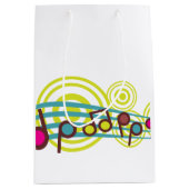 音楽ノート ミディアムペーパーバッグ (正面)