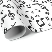 音楽ノート ラッピングペーパー (ロールコーナー)