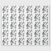 音楽ノート ラッピングペーパー (フラット)