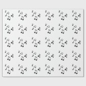 音楽ノート ラッピングペーパー (フラット)