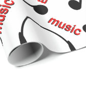 音楽ノート ラッピングペーパー (ロールコーナー)