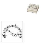 音楽ノート ラバースタンプ (押印)