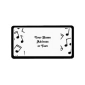 音楽ノート ラベル (正面)