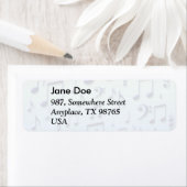 音楽ノート ラベル (インサイチュ)