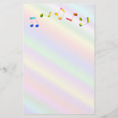 音楽ノート 便箋 (正面)