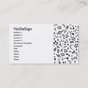 音楽ノート 名刺