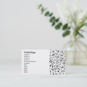 音楽ノート 名刺 (スタンド正面)