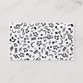 音楽ノート 名刺 (裏面)