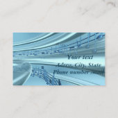 音楽ノート 名刺 (裏面)