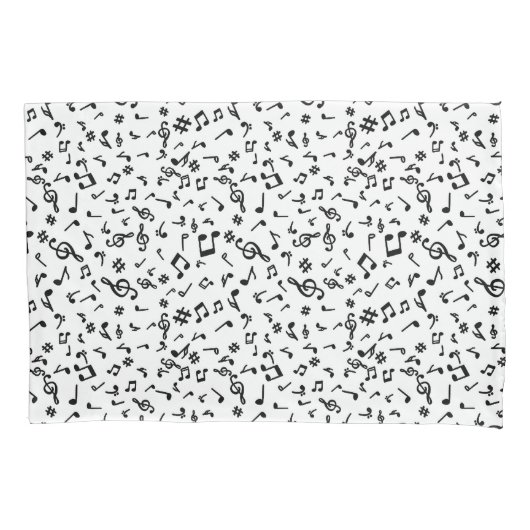 音楽ノート 枕カバー (正面)