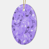 音楽ノート（紫） セラミックオーナメント (左)