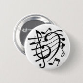 音楽ノート 缶バッジ (正面&裏面)