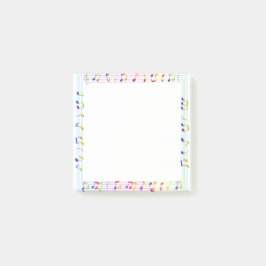 音楽ノート、音楽先生 ポストイット