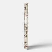 音楽ノート Case-Mate iPhoneケース (裏面 / 右)