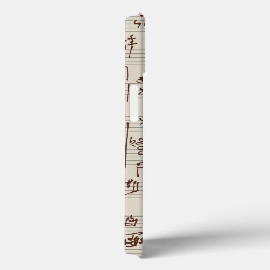 音楽ノート Case-Mate iPhoneケース (裏面 / 右)