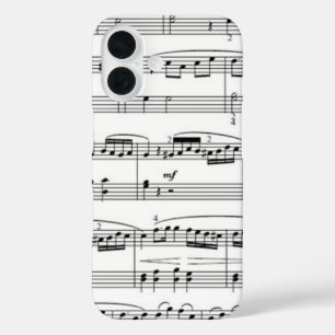 音楽ノート iPhone 16ケース