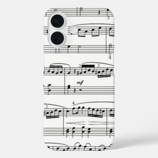音楽ノート Case-Mate iPhoneケース (裏面)