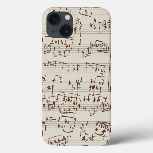 音楽ノート Case-Mate iPhoneケース (裏面)