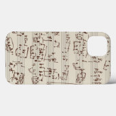 音楽ノート Case-Mate iPhoneケース (裏面 (横))