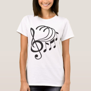 音楽ノート Tシャツ