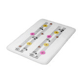 音楽ノートBath Mat バスマット (アングル)