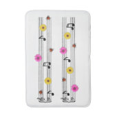 音楽ノートBath Mat バスマット (正面縦)