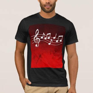 音楽ノートTシャツ Tシャツ