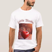 音楽ハートビー感じトラブ Tシャツ (正面)