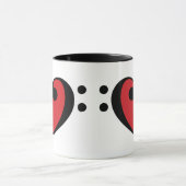 音楽ハート マグカップ (中央)