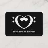 音楽ハート 名刺 (正面)