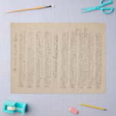 音楽バラシリーズデザイン2 薄葉紙 (クラフト)